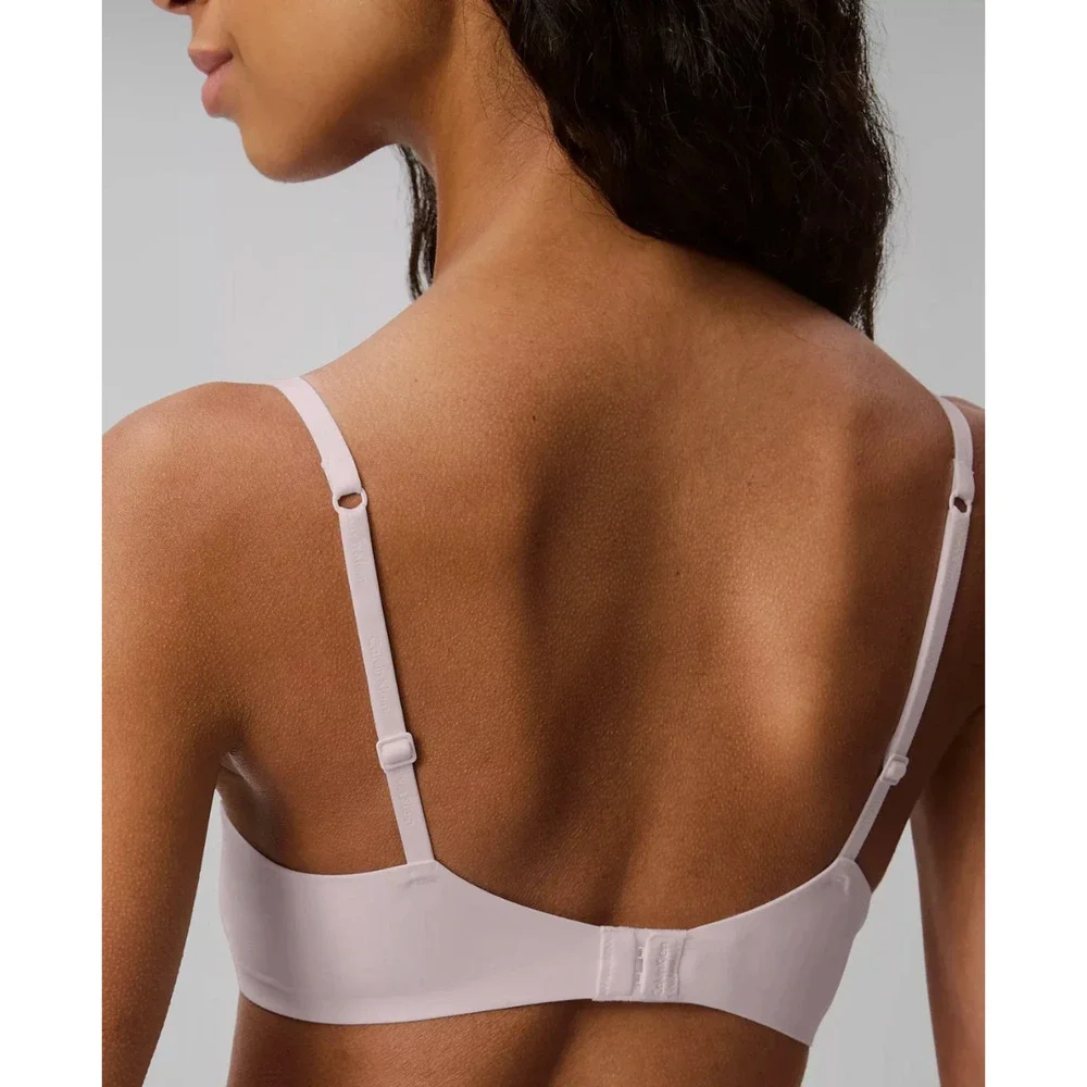 NWT Calvin Klein F3837 Perfectly Fit Lightly Lined Full Coverage Bra Pink 32DD
